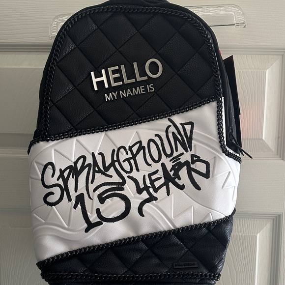 Sprayground Other - Sprayground Hello My Name Is Anniversary Backpack Super Rare